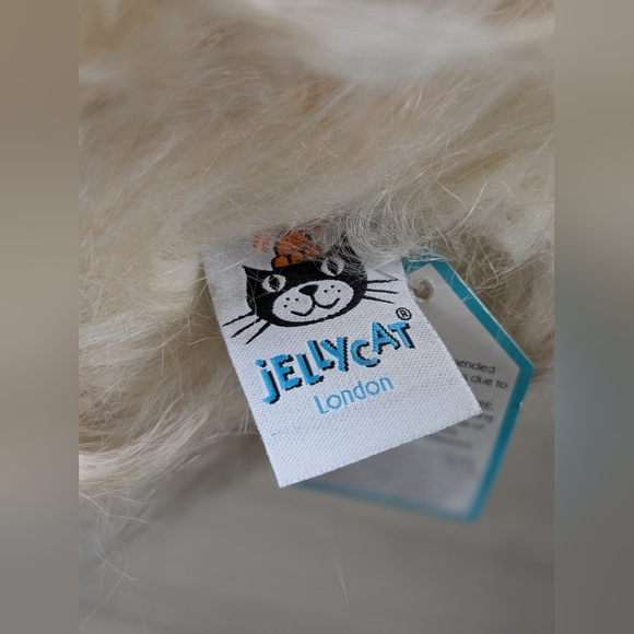 JELLYCAT Chelsea Chicken Soft Plush Toy Rare Retired NEW Long Hair 12" NWT - Picture 6 of 8